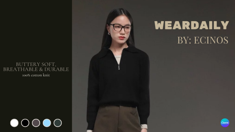 Polo shirt wanita casual rapi nyaman dipakai sehari-hari